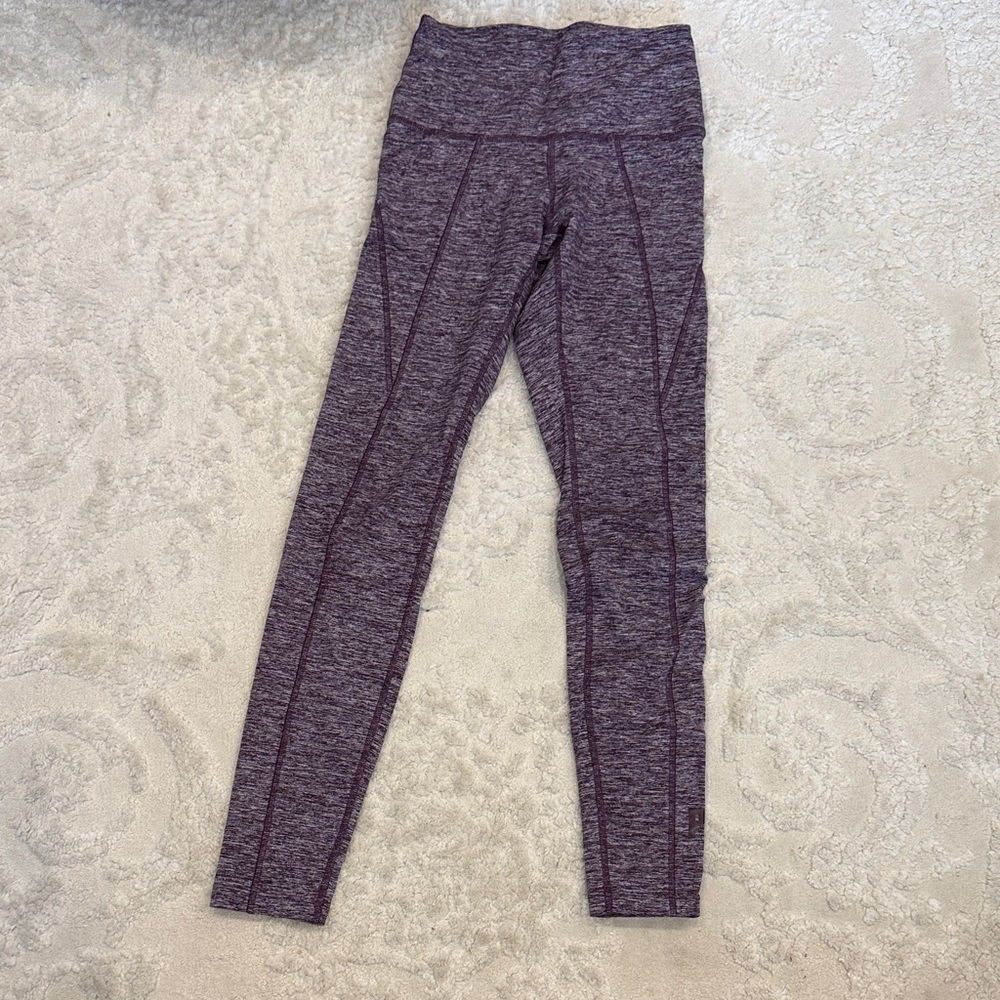 PINK Victoria's Secret Heathered Purple Kids Leggings